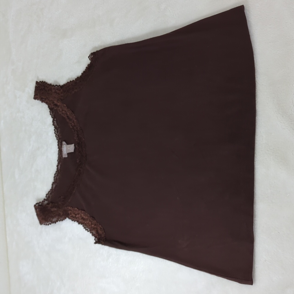 Chico's 1 S/M  tank top like new lace EUC